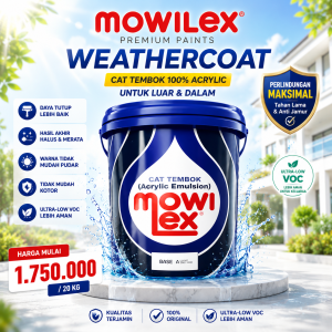 Mowilex Weathercoat Premium Paints 20kg