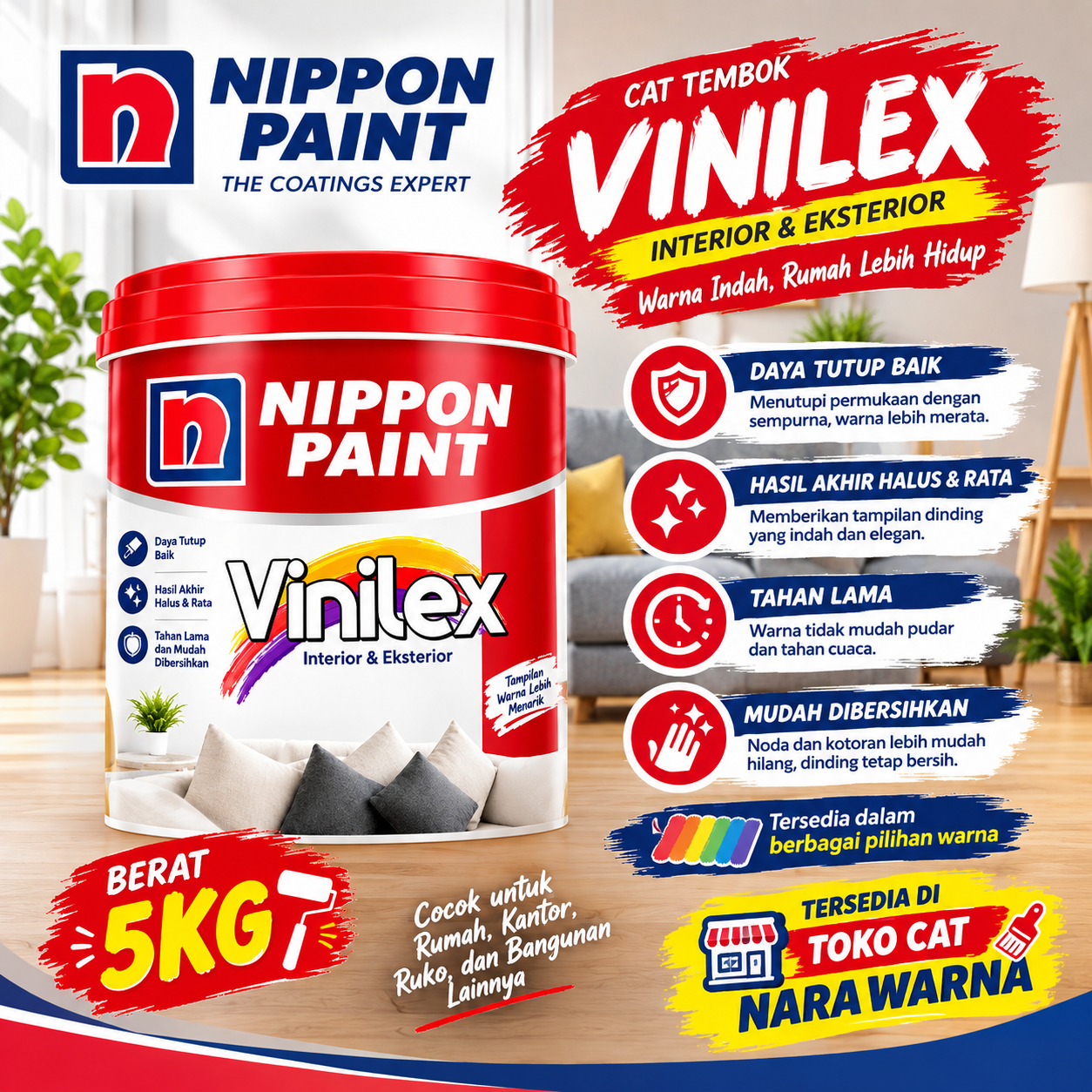 Vinilex 5000 Interior Tinting 5KG