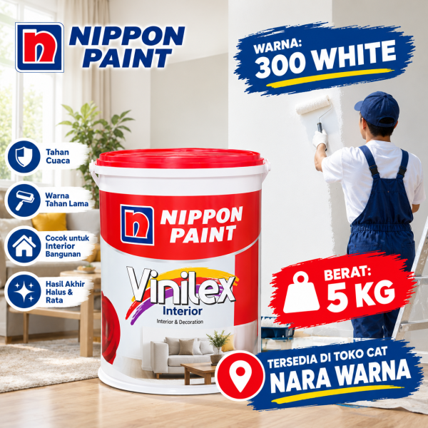 Vinilex 5000 Interior 300RM (Ready Mix) 5KG