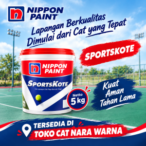 Cat Lapangan Nippon Paint Sportkote 5KG