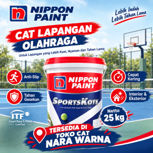 Cat Lapangan Nippon Paint Sportkote 25KG