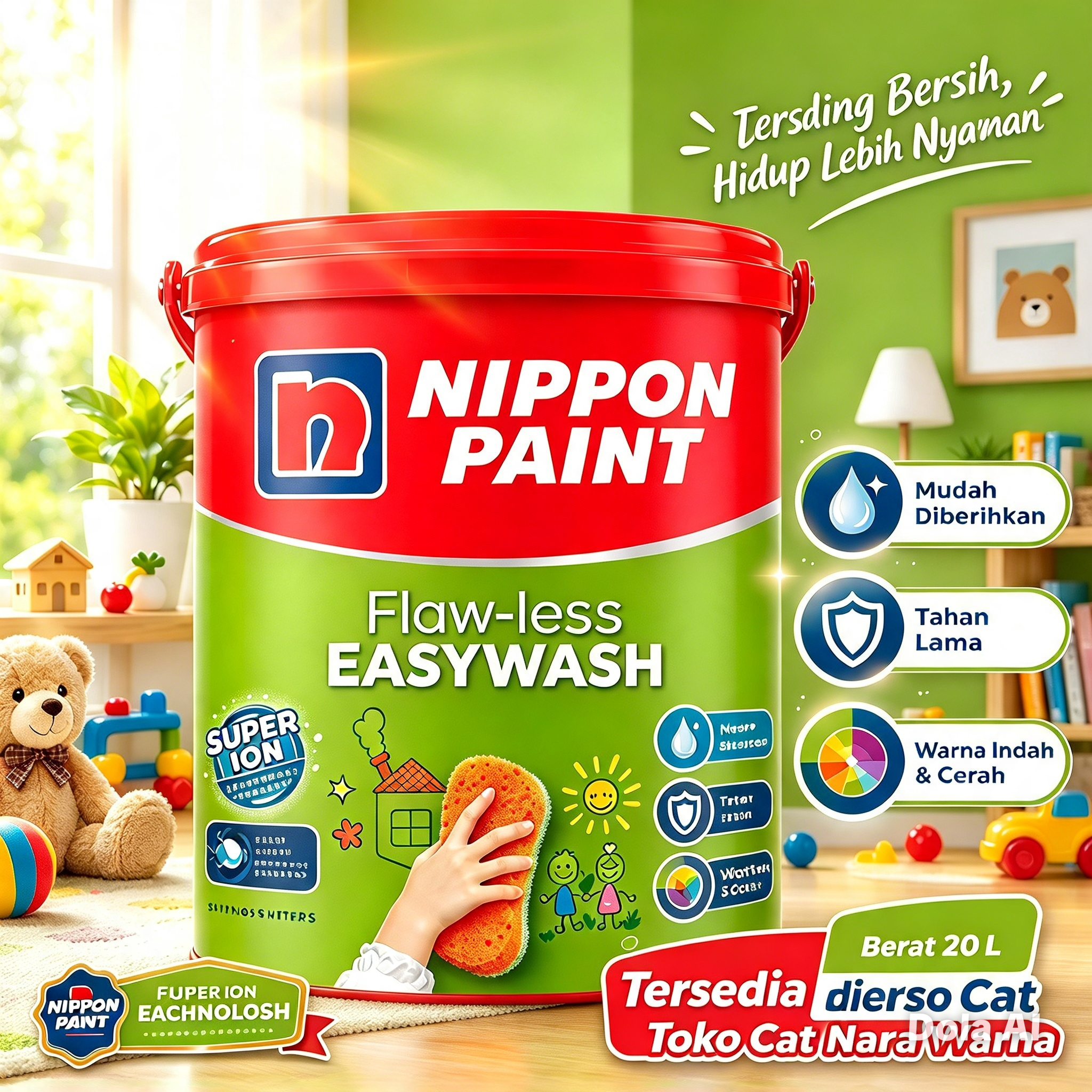 Cat Premium Flaw-less Easy Wash 20L